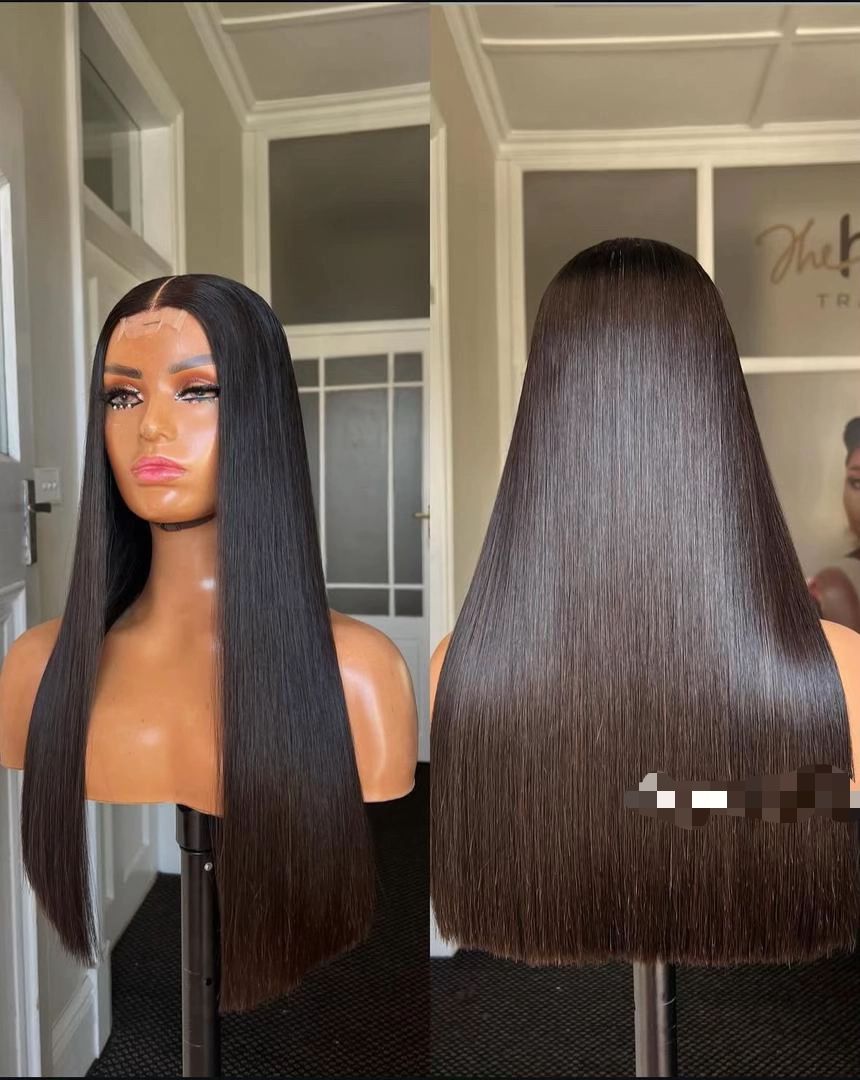 2x6 Closure Real HD Lace Wig Bone Straight