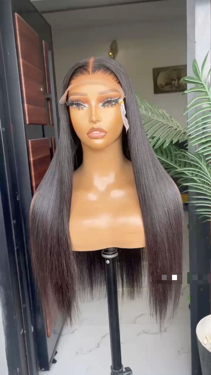 5x5 Closure Real HD Lace Wig Bone Straight