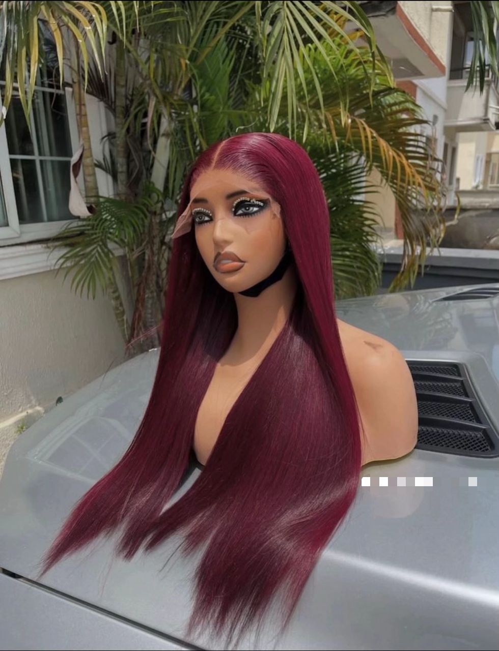 13x4 Full Frontal Real HD Lace Wig Bone Straight