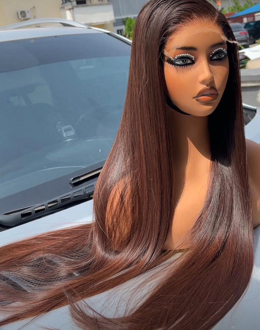 6x6 Closure Real HD Lace Wig Bone Straight