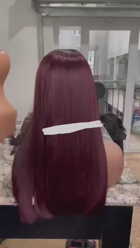 2x6 Closure Real HD Lace Wig Bone Straight